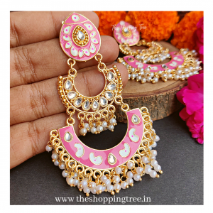 SARAS CHANDBALI - Baby Pink