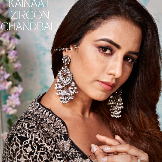 KAINAAT ZIRCON CHANDBALI EARRINGS