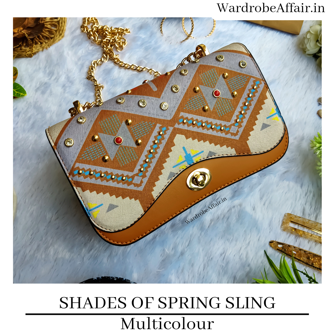 Shades Of Spring Sling Bag - Multicolour