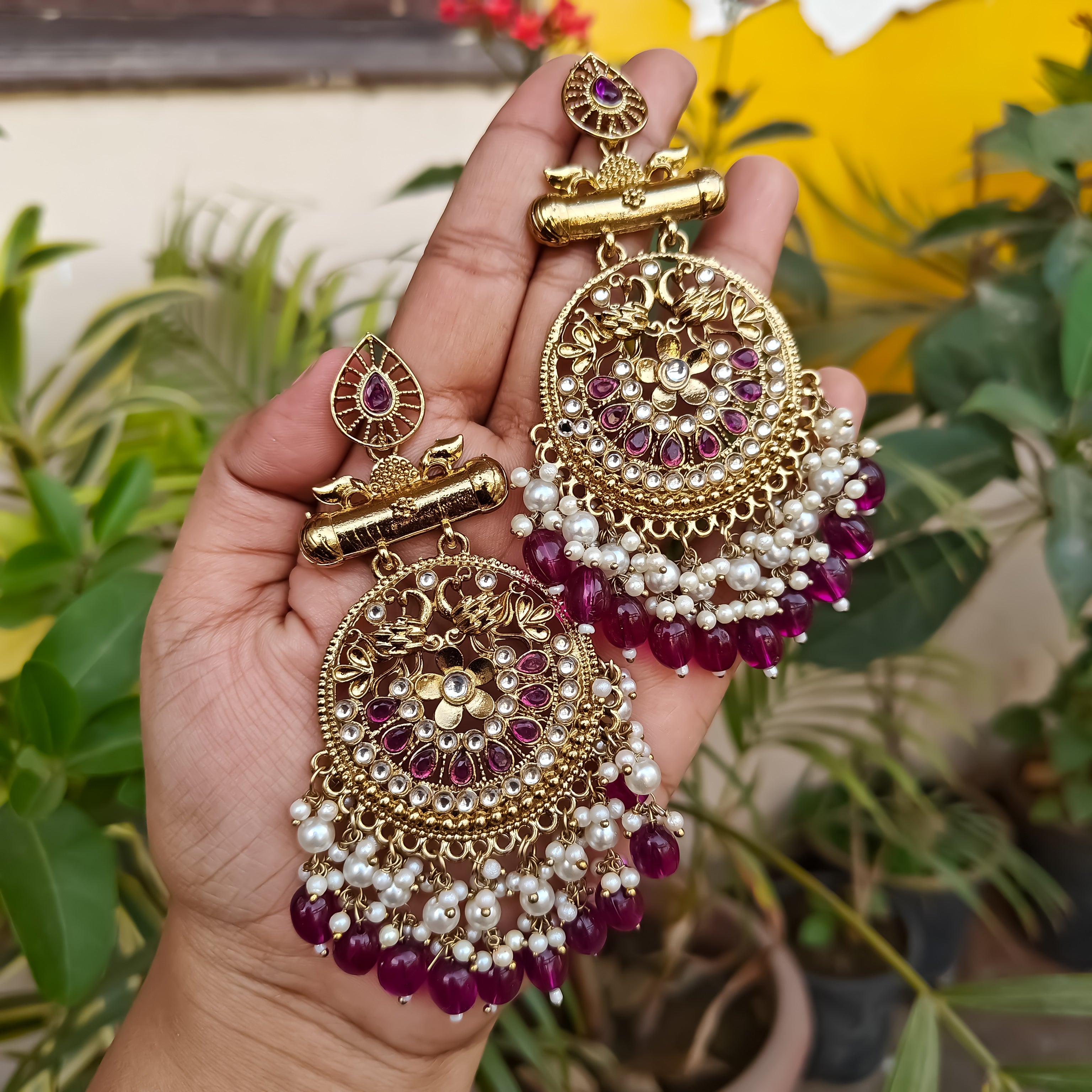 Pearl Drop Earring (Colour Option) – Adore By Priyanka