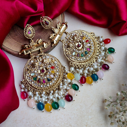 Preet Chandbali Earrings- Multi