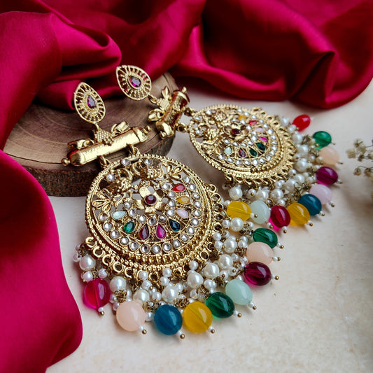 Preet Chandbali Earrings- Multi
