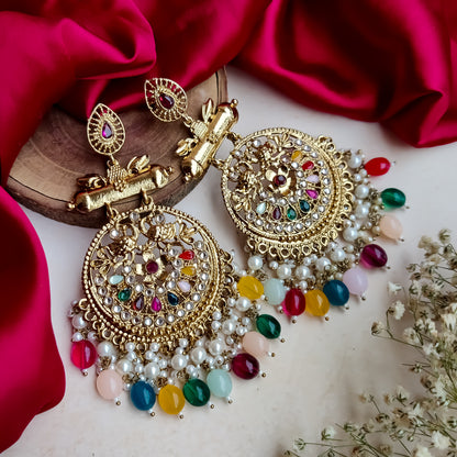 Preet Chandbali Earrings- Multi