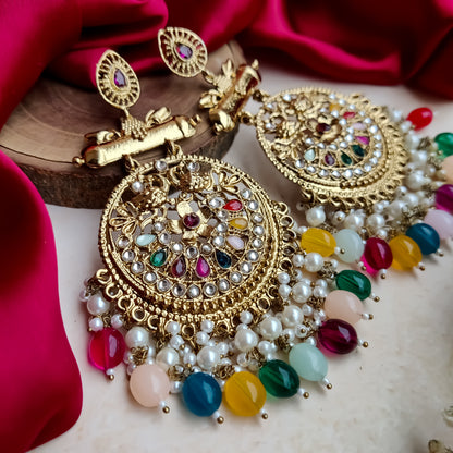 Preet Chandbali Earrings- Multi