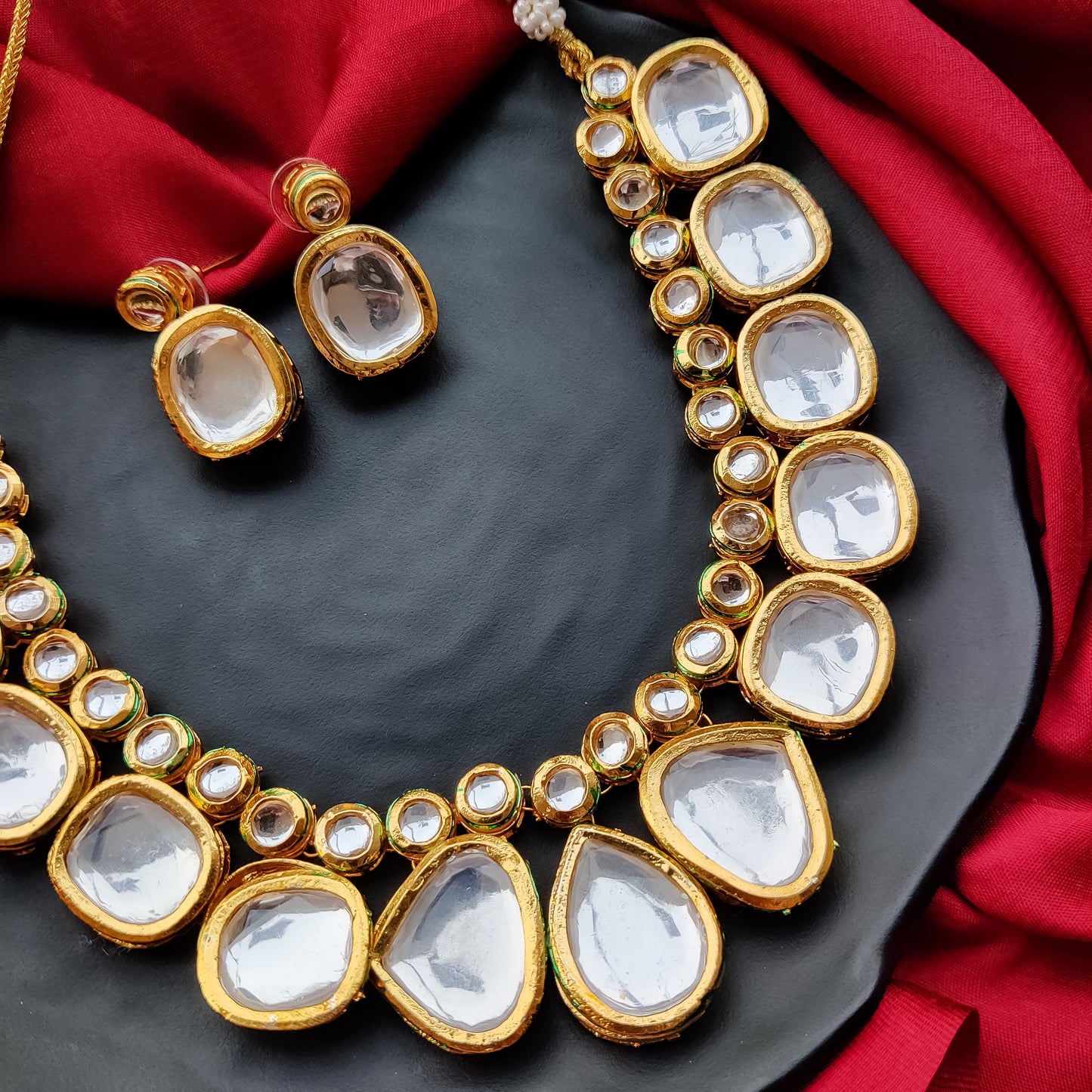 Reshma Uncut Kundan Necklace Set