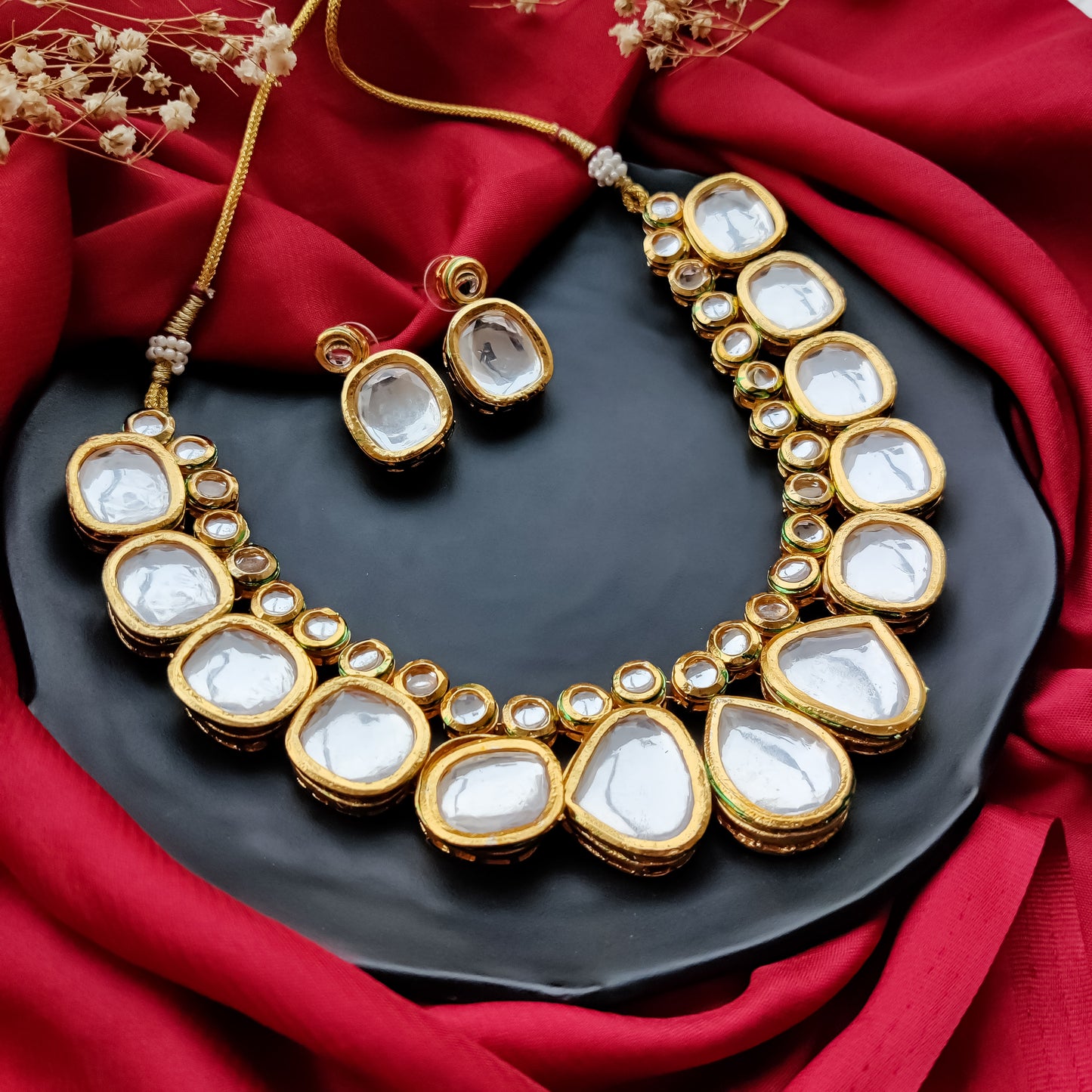 Reshma Uncut Kundan Necklace Set