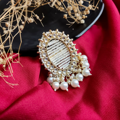Ramya Pearl Adjustable Ring