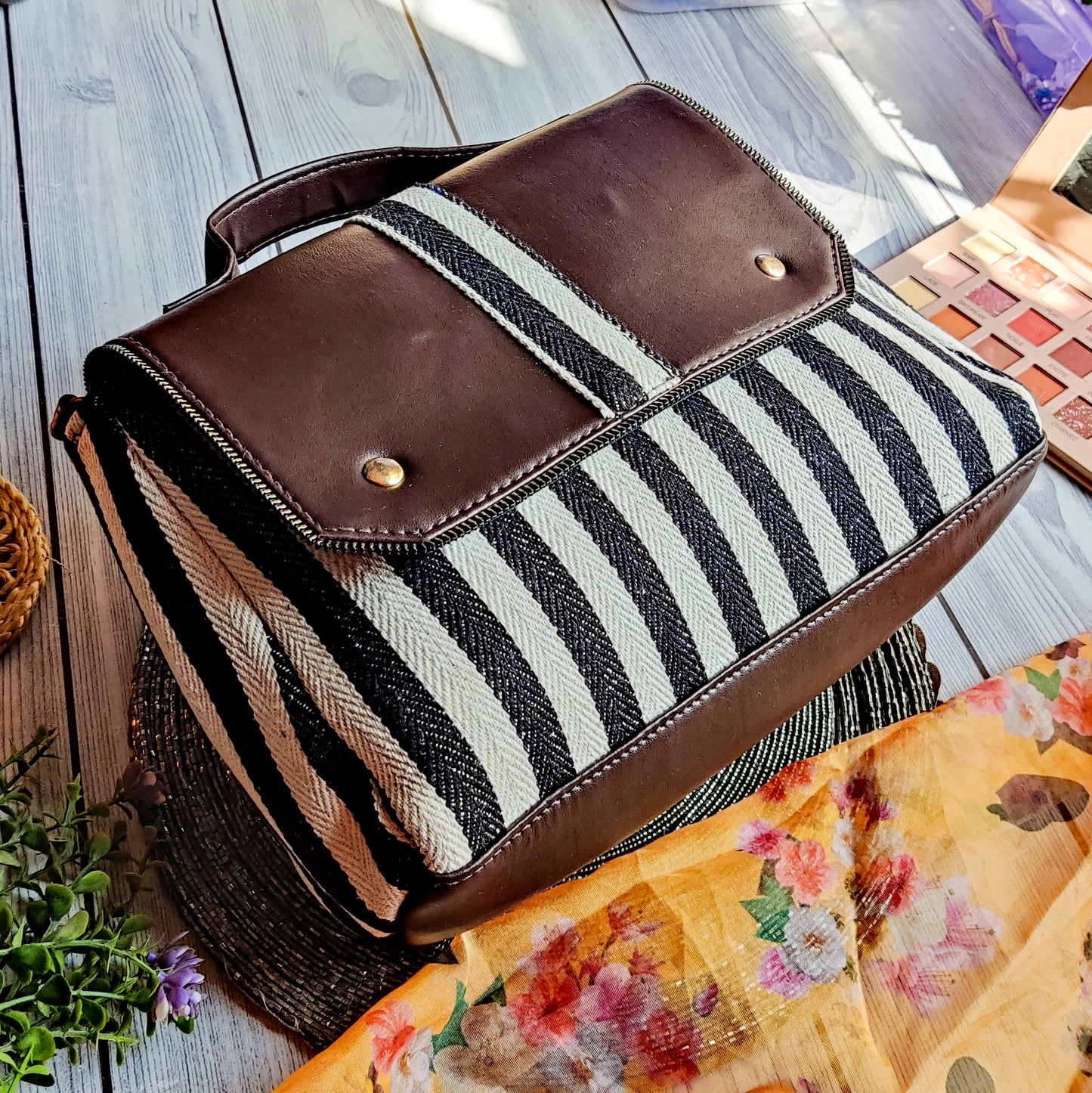 MONOCHROME XL SLING BAG WITH ADJUSTABLE STRAP