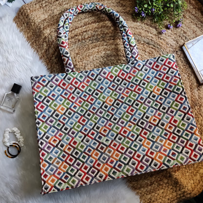 RAINBOW REMIX XL EVERYDAY TOTE BAG