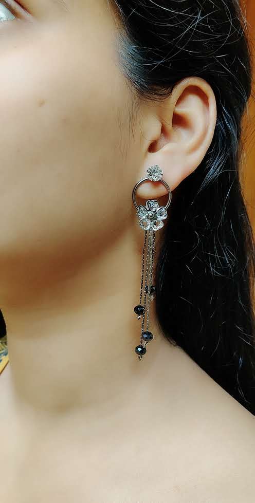 STATEMENT FLORAL PEARL DROP & DANGLERS