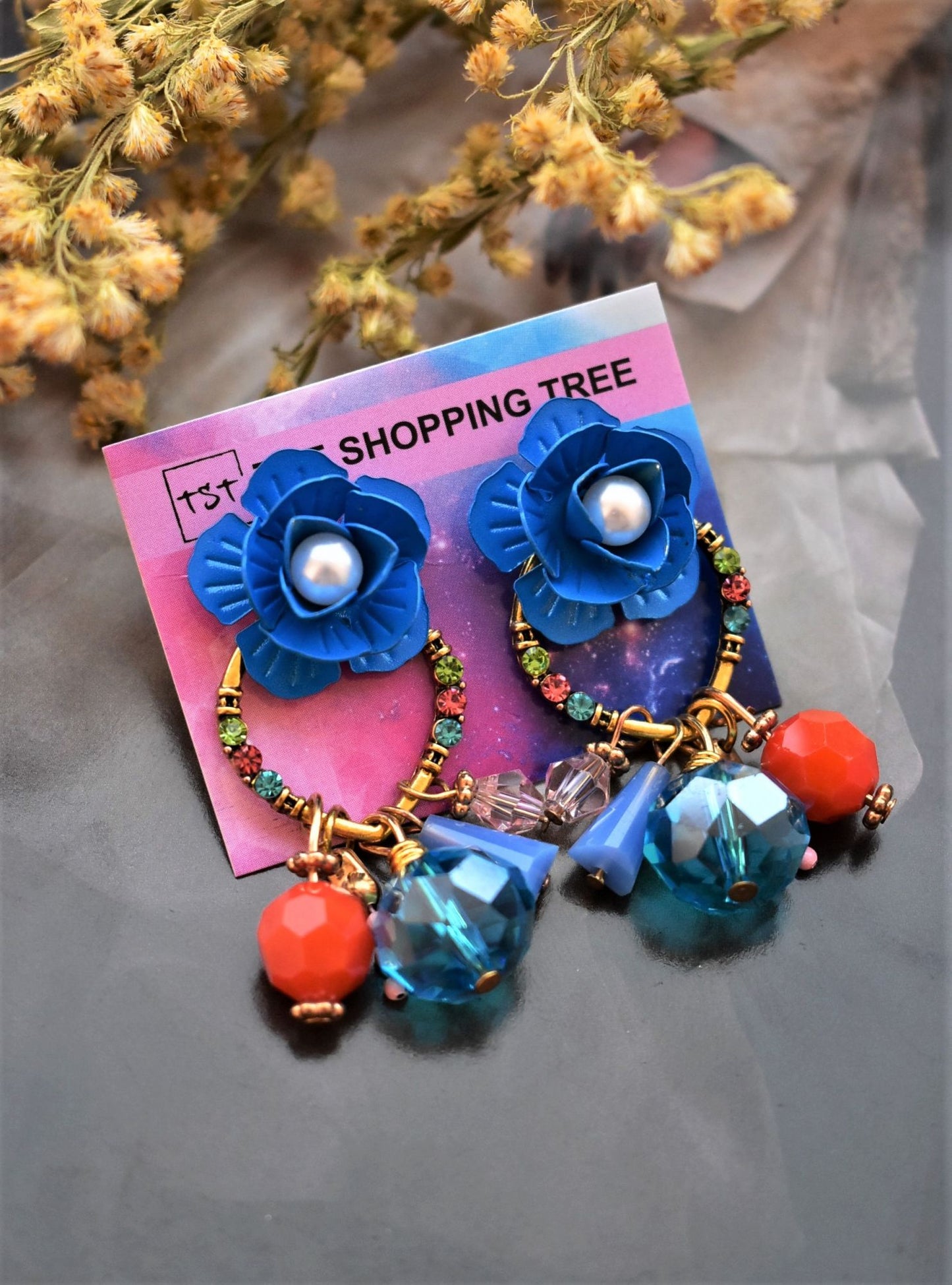 THE ESSENCE OF SPRING - EMBELLISHED CUTE EARRINGS