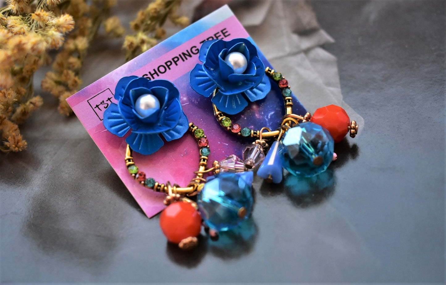 THE ESSENCE OF SPRING - EMBELLISHED CUTE EARRINGS
