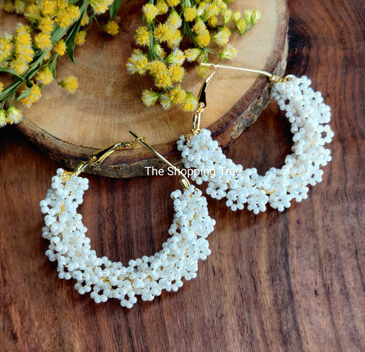 Entangled Pearl Bali Earring